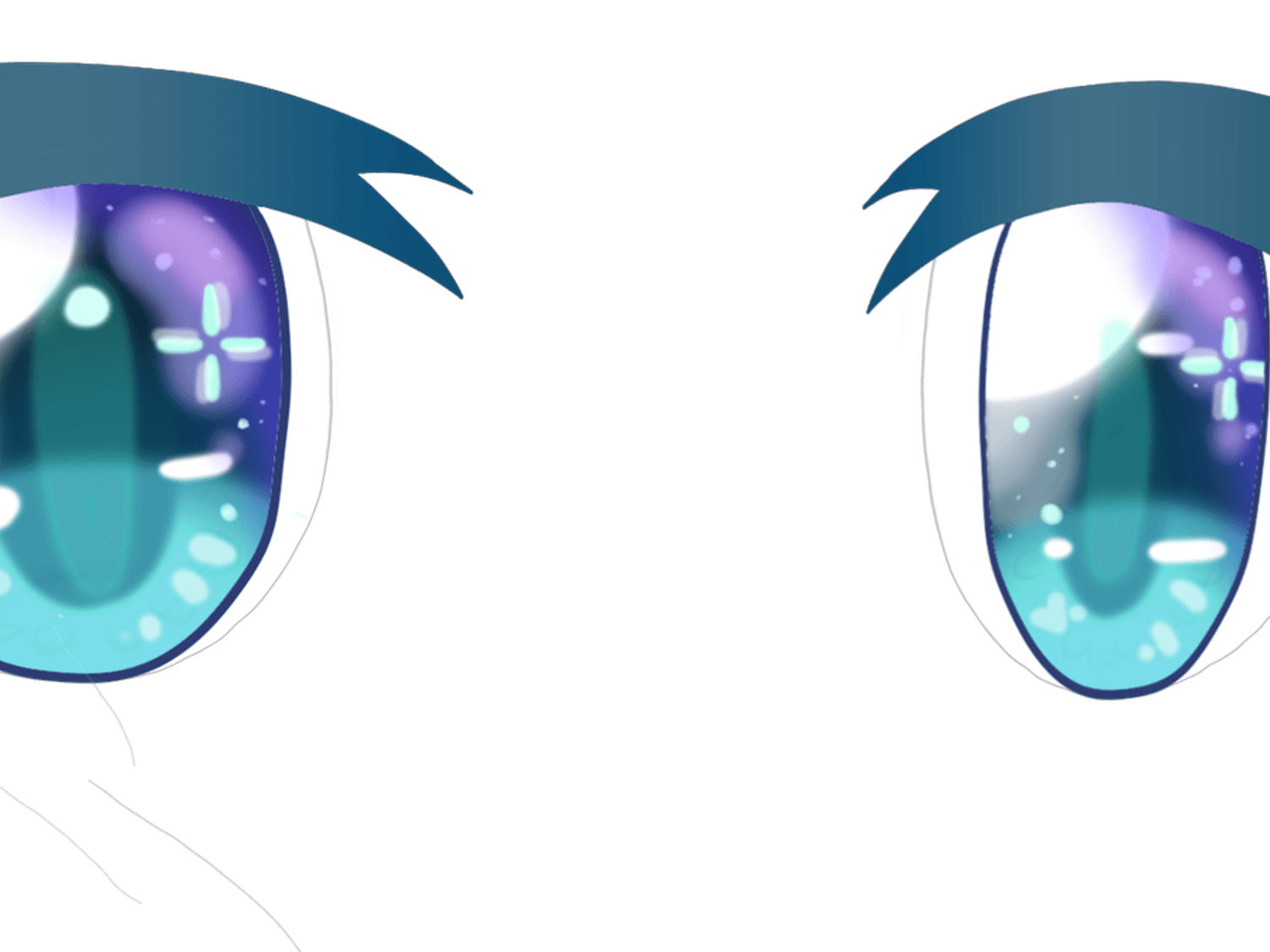 Gacha Life Eyes PNG