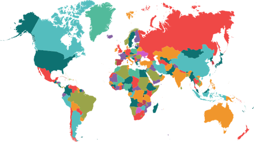 World Map PNG