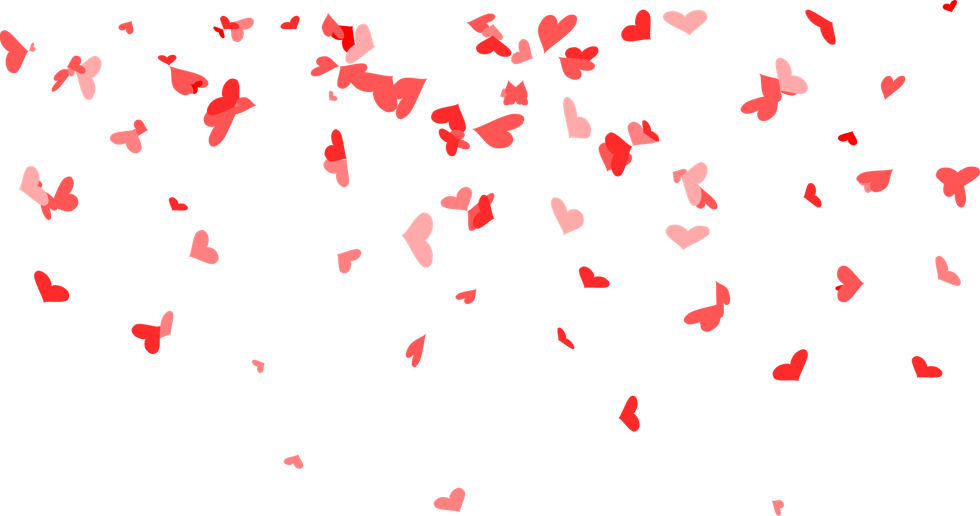 Heart Confetti PNG