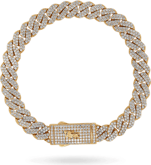 Diamond Cuban Link Chain PNG