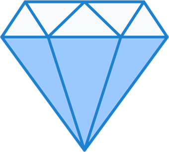 Cartoon Diamond PNG