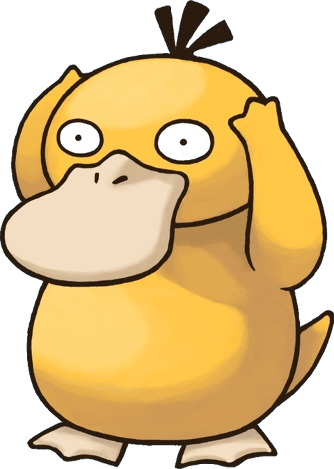 Psyduck Pokemon PNG