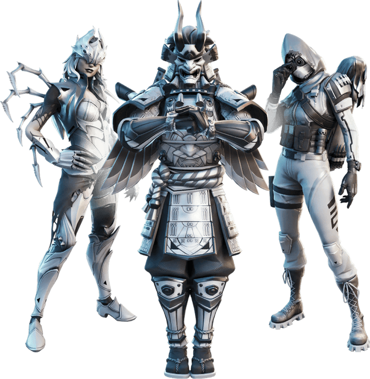 Fornite Corrupted Shogun PNG