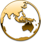 Gold Globe PNG
