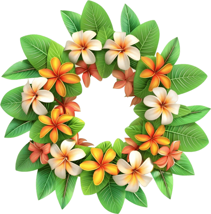 Onam Flower Border PNG