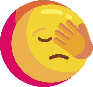 Facepalm Emoji PNG