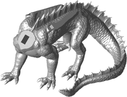 Ancient Silver Dragon PNG