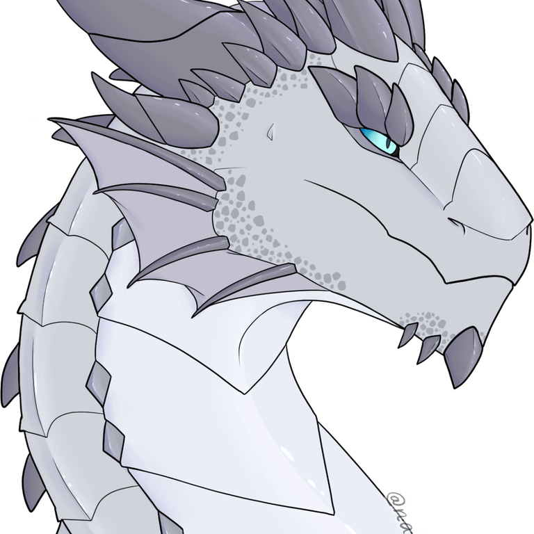 Ancient Silver Dragon PNG