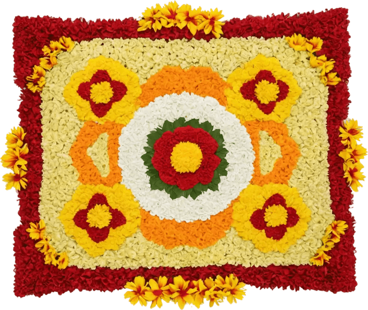 Onam Yellow Flower PNG