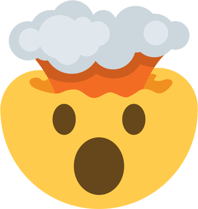 Mind Blown Emoji PNG
