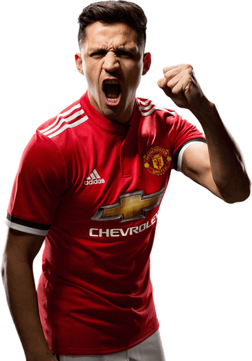 Alexis Sanchez Manchester United PNG