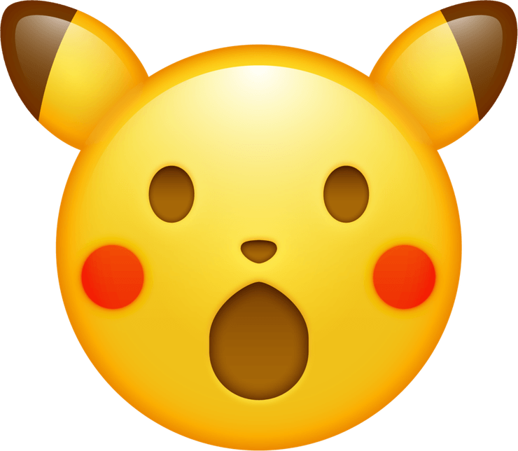 Surprised Pikachu PNG