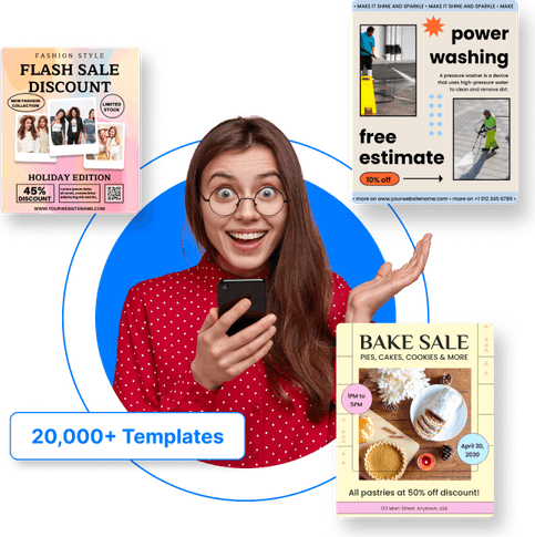 Flyer Model PNG
