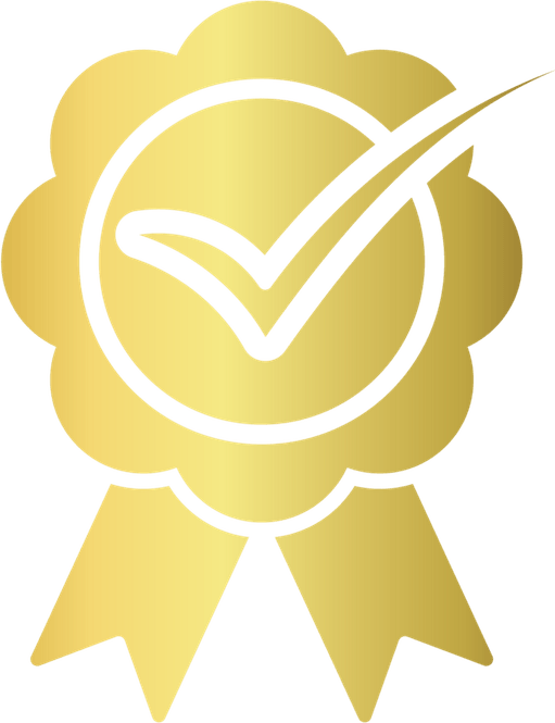 Golden Check Mark PNG