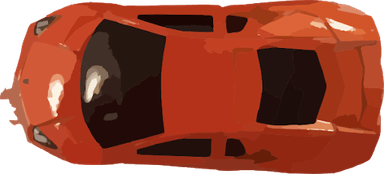 Car Cartoon Top View PNG