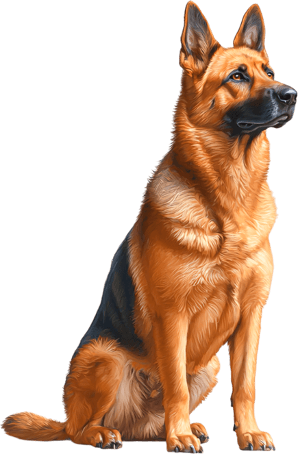 German Shepherd Dog PNG