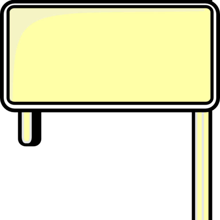 Blank Sign PNG