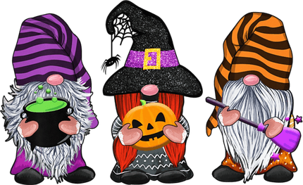 Halloween Gnomes PNG