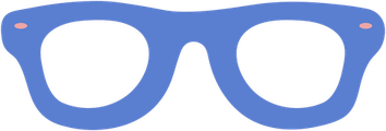 Blue Sunglasses PNG