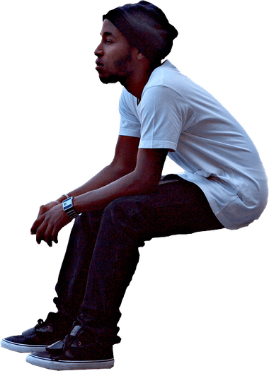People Sitting PNG