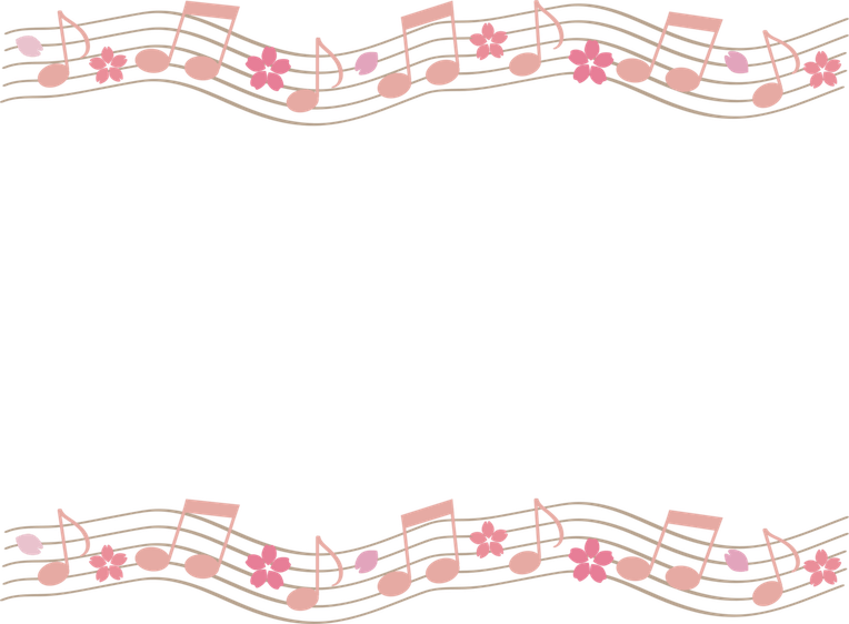 Music Note Border PNG