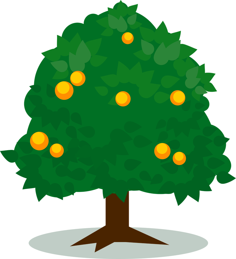 Cartoon Mango Tree PNG