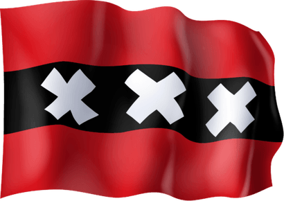 Amsterdam Flag PNG