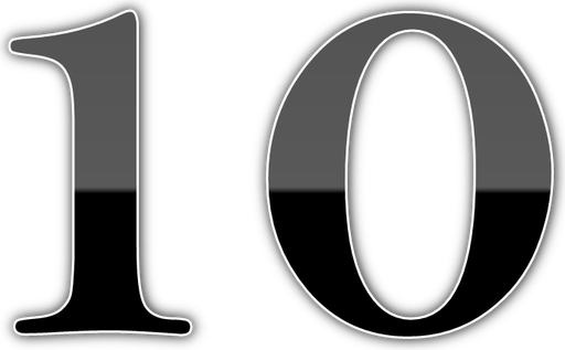 10 Number PNG