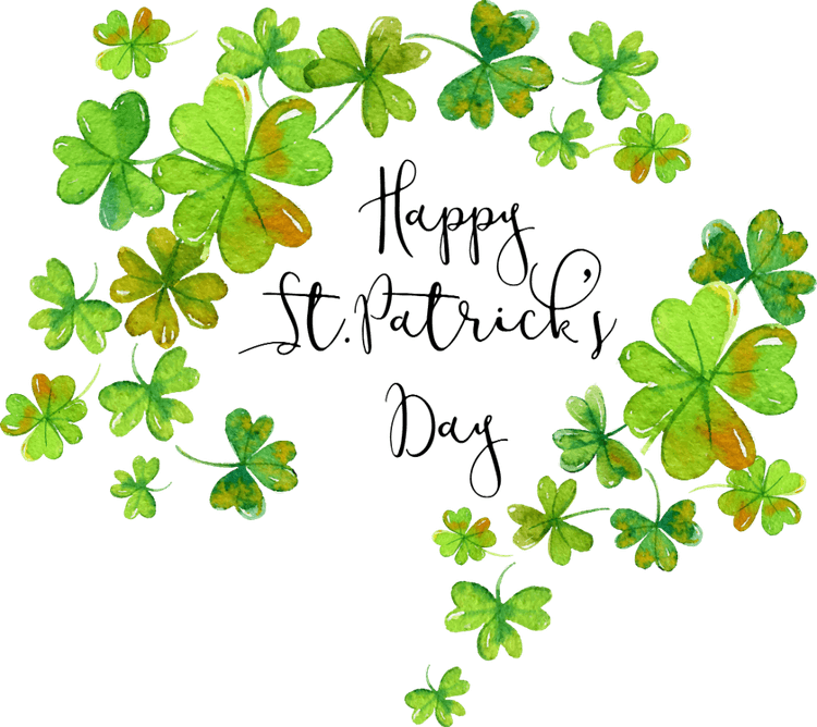 Watercolor Clover PNG