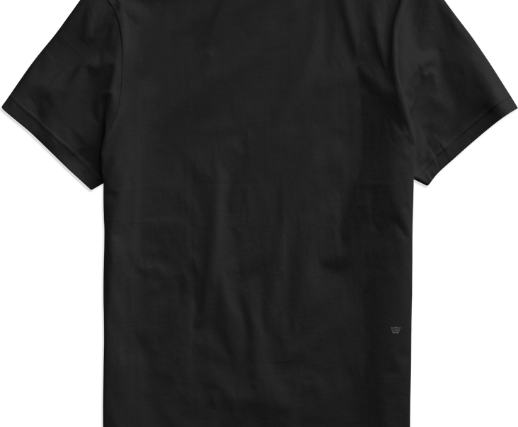 Blank T Shirt Black PNG