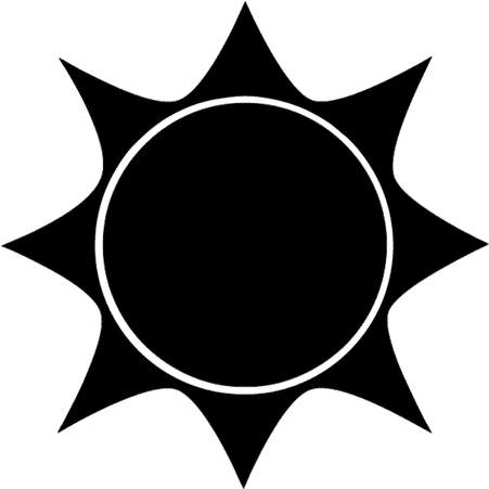Black Sun PNG