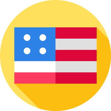 Usa Flag Circle PNG