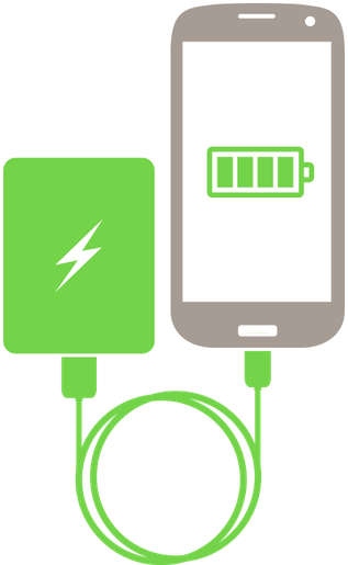 Battery Phone PNG