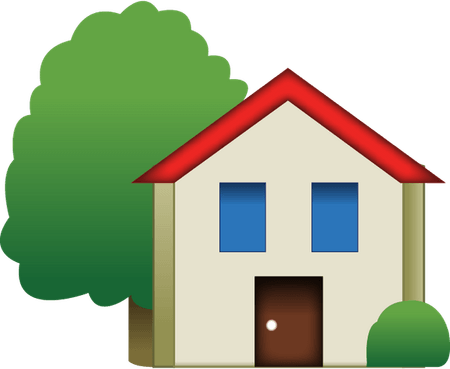 House Emoji PNG