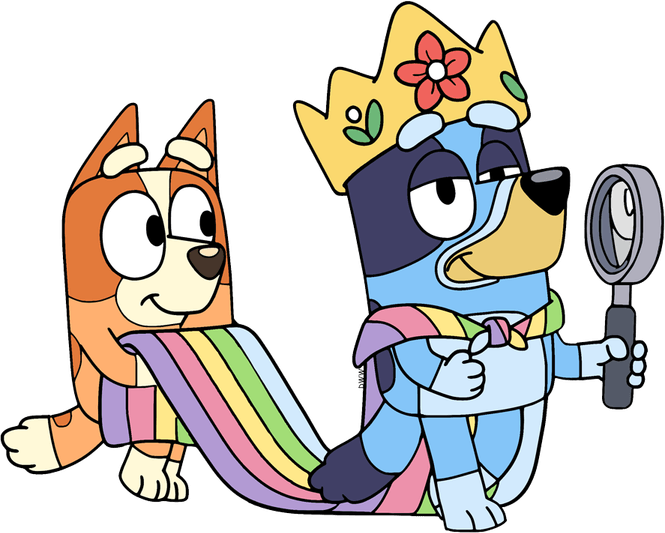 Bingo Bluey PNG