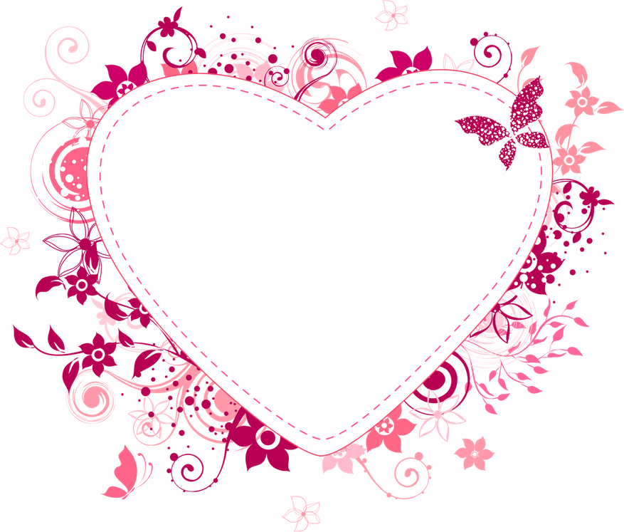 Hearts Frame PNG