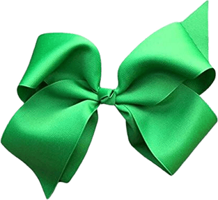 Green Coquette Bow PNG