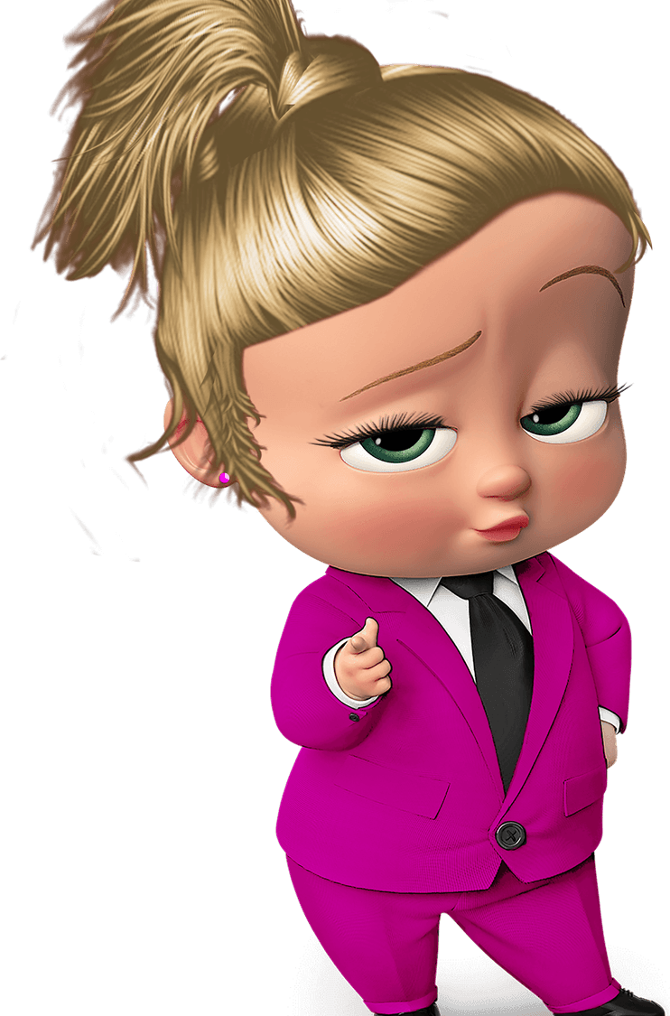 Girl Boss Baby PNG