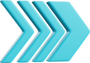 Cyan Arrow PNG