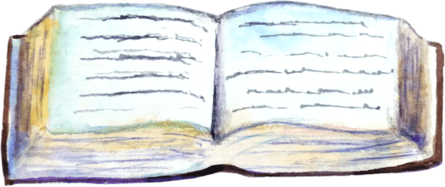 Watercolor Book PNG