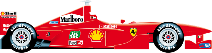 F1 Ferrari PNG