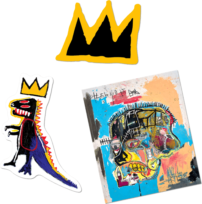 Basquiat Crown PNG