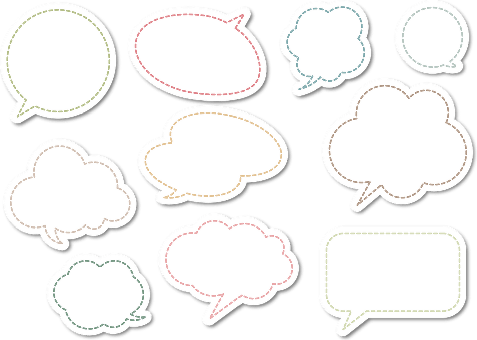 Speech Bubble Template PNG