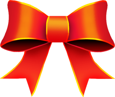 Christmas Red Bow PNG