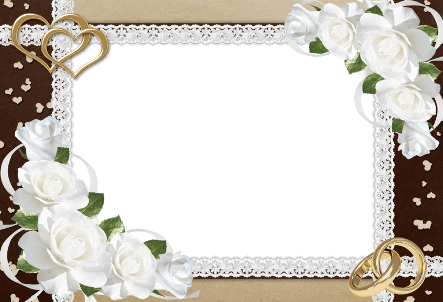 Fancy Wedding Border PNG