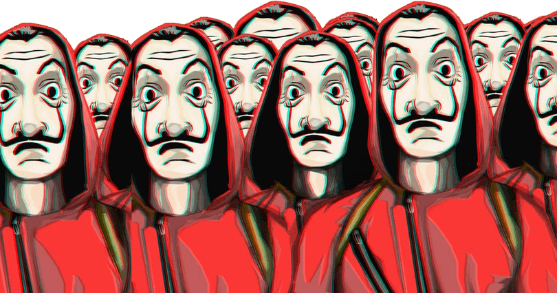 Money Heist Tv Series PNG