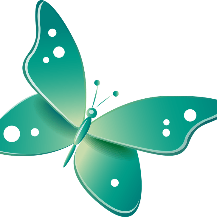 Green Butterfly PNG
