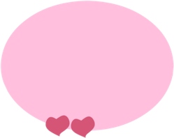 Speech Bubble Pink PNG