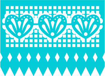 Papel Picado Banner PNG