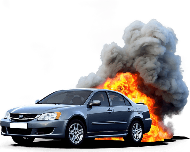 Explosion Car PNG